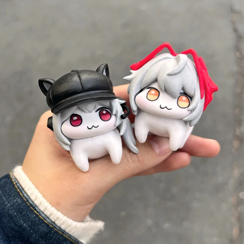 Figura Kawaii Wislhear Wiš’Adel Meixiaowen Luna Doro, Muñeca de Anime, Modelo de Colección Arknights, Juguete Decorativo de Escritorio, Regalo