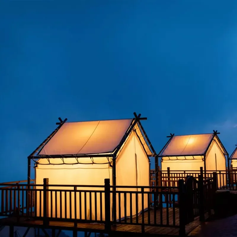 Outdoor Hotel Tent for Tourism Investment Accommodation Restaurant Garden Room Ecological Park Rainproof Four Seasons