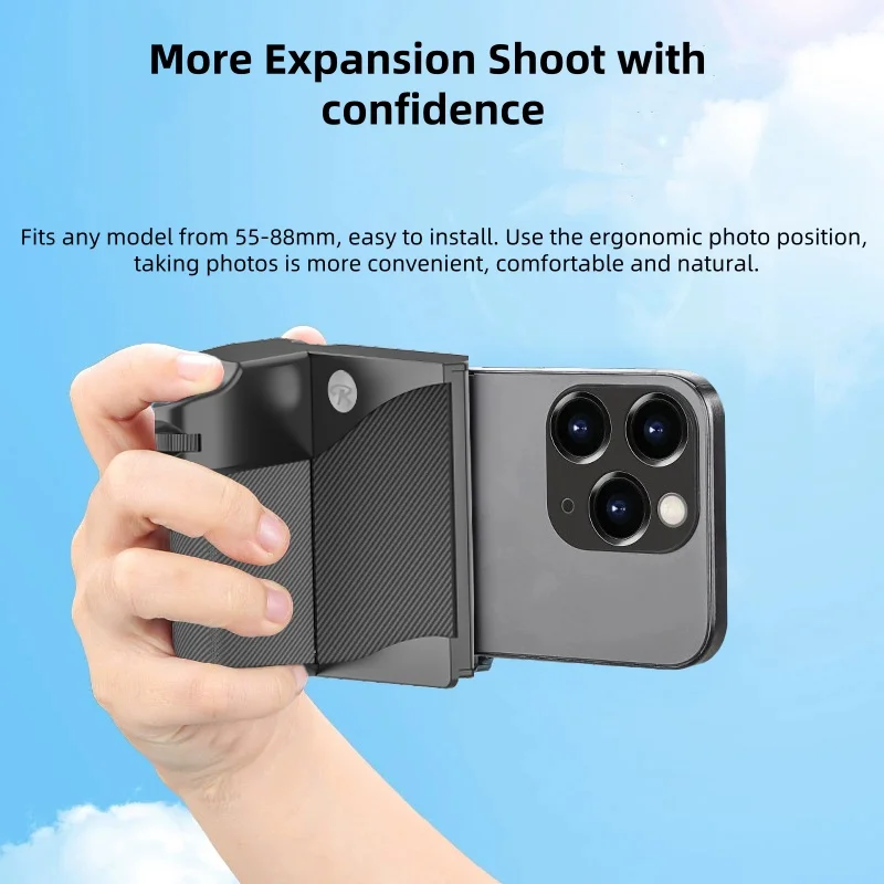 Smartphone Camera Handle Grip Universal Bluetooth Shutter Selfie Stablizer Vertical Horizontal Shooting Photography Accessories