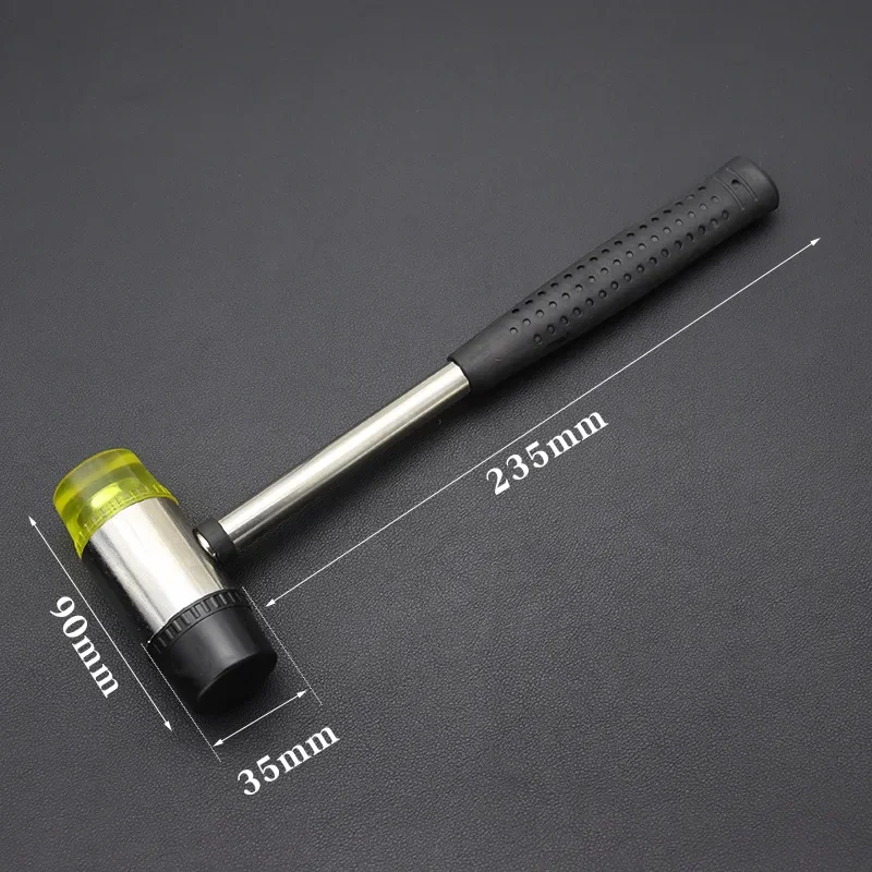 25mm 30mm 35mm 40mm Mini Hammer Nylon Head Mallet Hand Tool Non-Slip Handle Nylon Rubber Used As Wood Plastic Jewelry Crafts