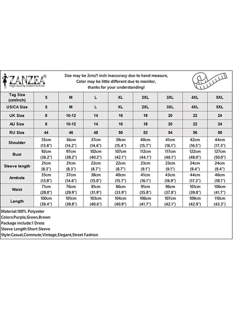 2025ZANZEA Vintage Frauen Druck Kleider Kurze Puff Sleeve Casual Urlaub Partei Sommerkleid Mode Stehen Kragen Lose Vestidos Robe