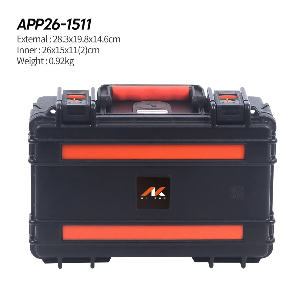 APP26-1511 28.3x19.8x14.6cm Alikan Waterproof Hard Case  Carrier Military Case Equipment Protection case