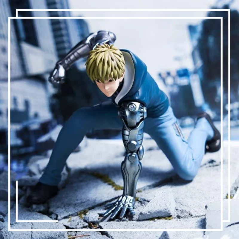 

Bandai Authentic One Punch Man Action Figure Genos Collectible Model Toy From Japan High Quality PVC Robot Figure
