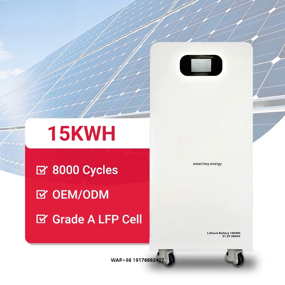 

SKE 51.2V 300AH 48V Lithium Inverter Battery Long Cycle Life Cylindrical Lithium Ion Solar Power System Battery Renewable Energy