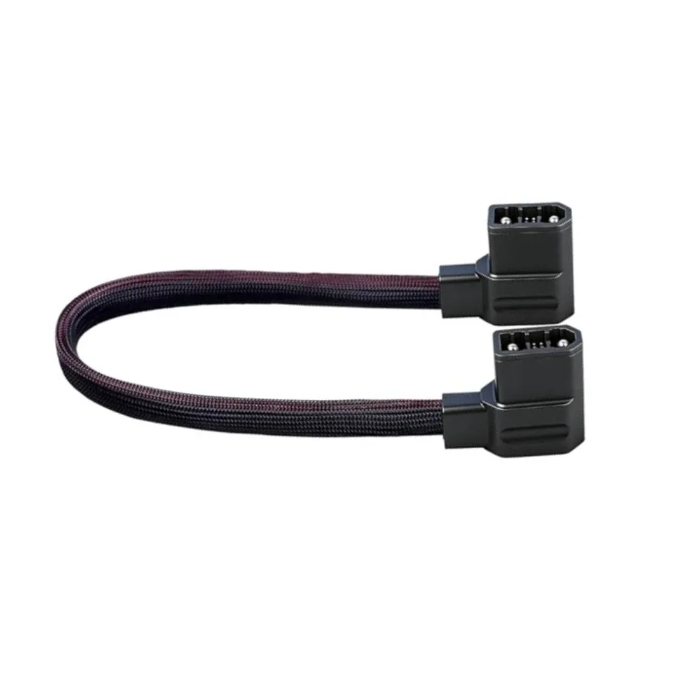 For Tight Space Wiring 50CM 20 Inch Power Cord Generator Extension Wire Nylon Weaving Technology For EcoFlow Max