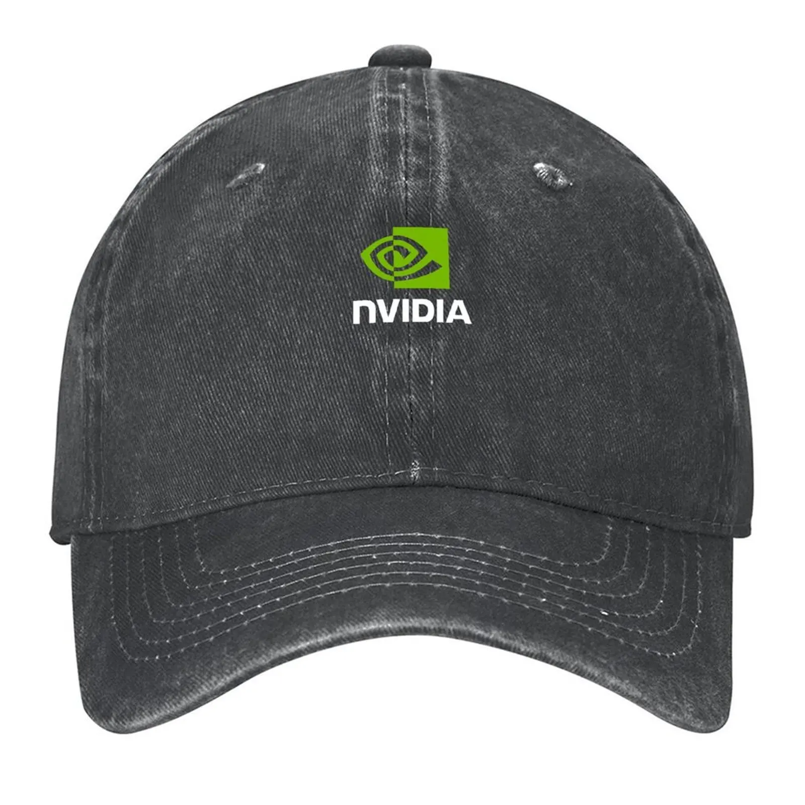 

BEST QUALITY - Nvidia Potrait Logo Essential T-Shirt Baseball Cap Unique hats tea Hat sun caps New In Hat Men Golf Wear Women's