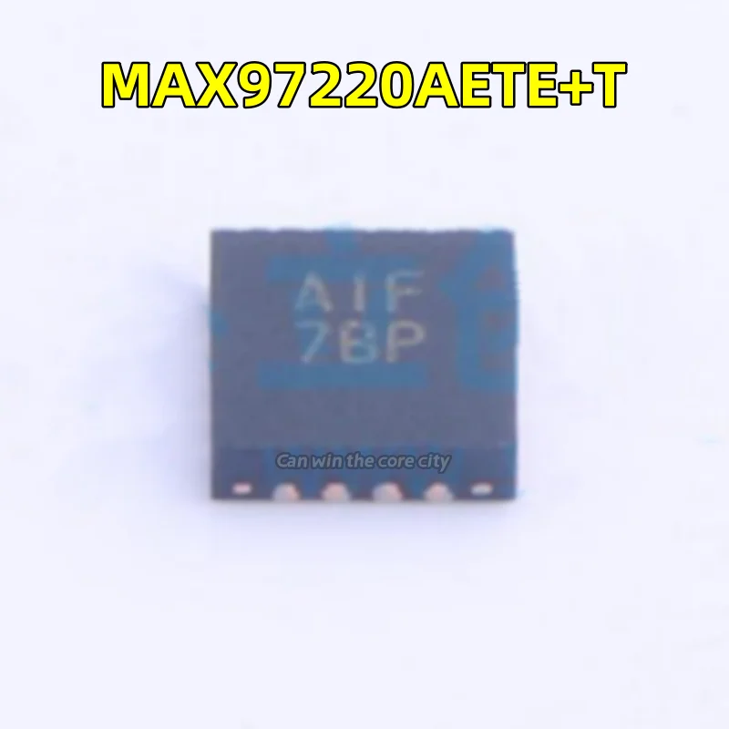 

5-100 PCS / LOT New MAX97220AETE + T screen screen AIF patch TQFN16 Audio Amplifier IC chip in stock