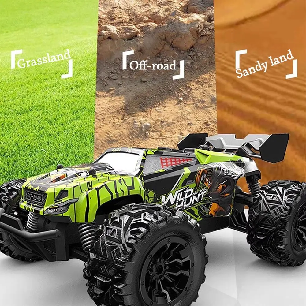 

Hobbies Alloy Plastic 2.4G Alloy RC Car 20KM/H 2.4G Remote Control Racing Cars Electric Blue Green Rock Crawler Adults Kids