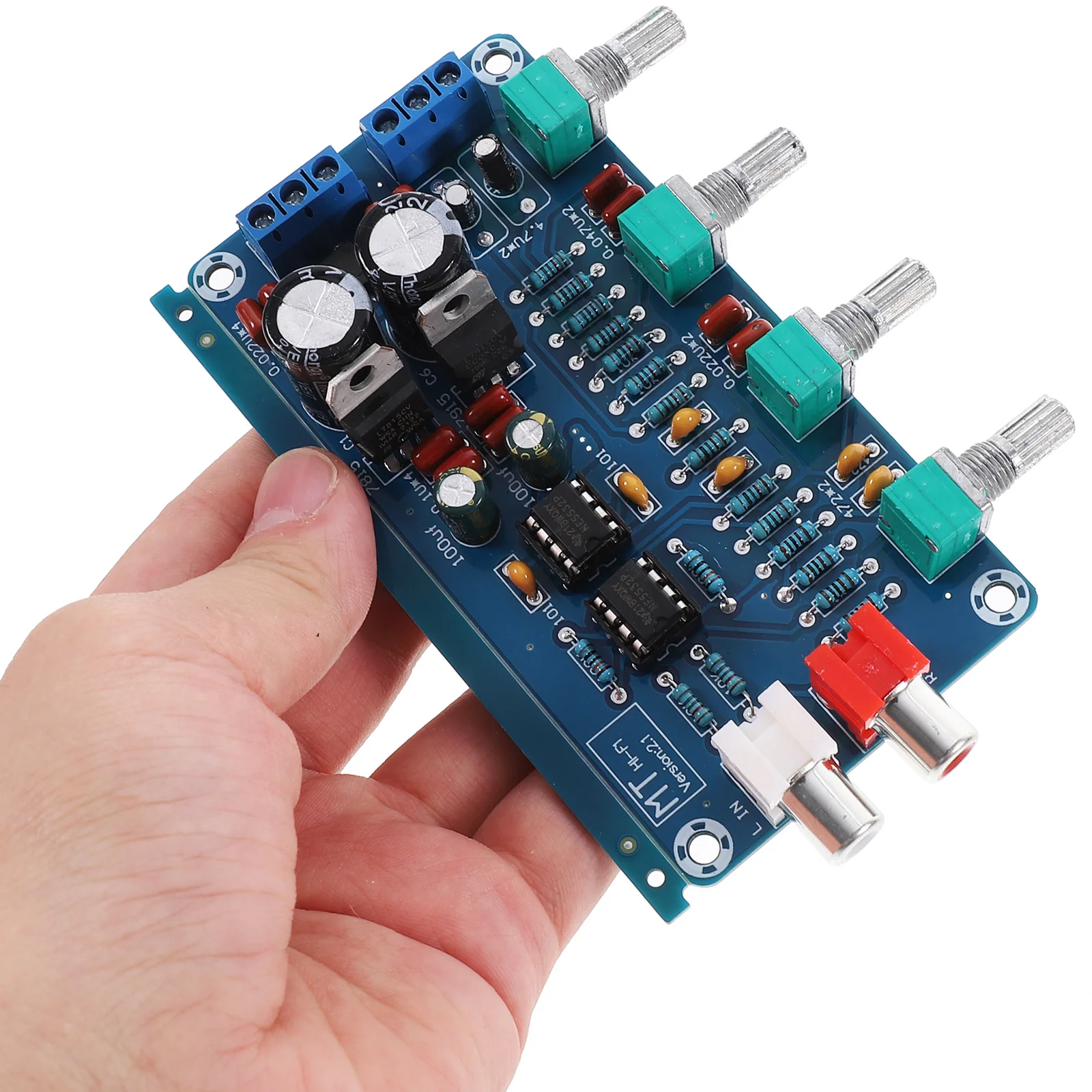 

Audio Mixer Board Digital Amplifier Module Preamp Tone Control High Low Volume Clear Sound Stereo Module For Studio