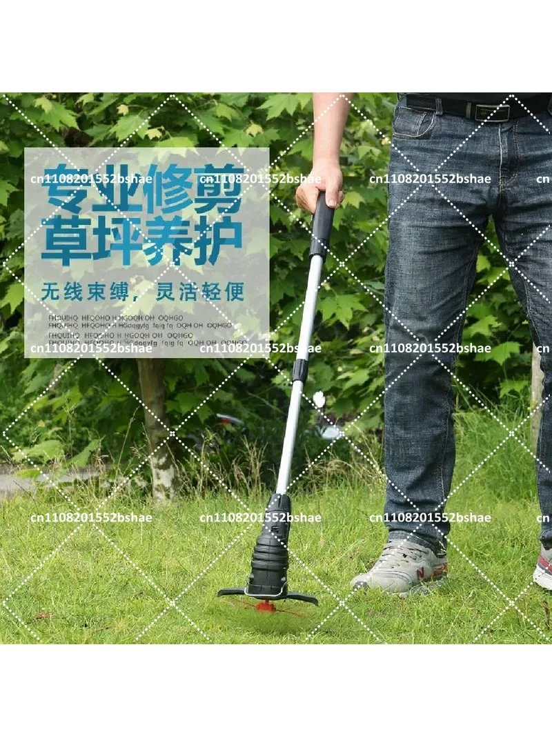 Portable Rechargeable Lawn Mower Lithium Battery Powered Garden Weed Whacker for Home Use