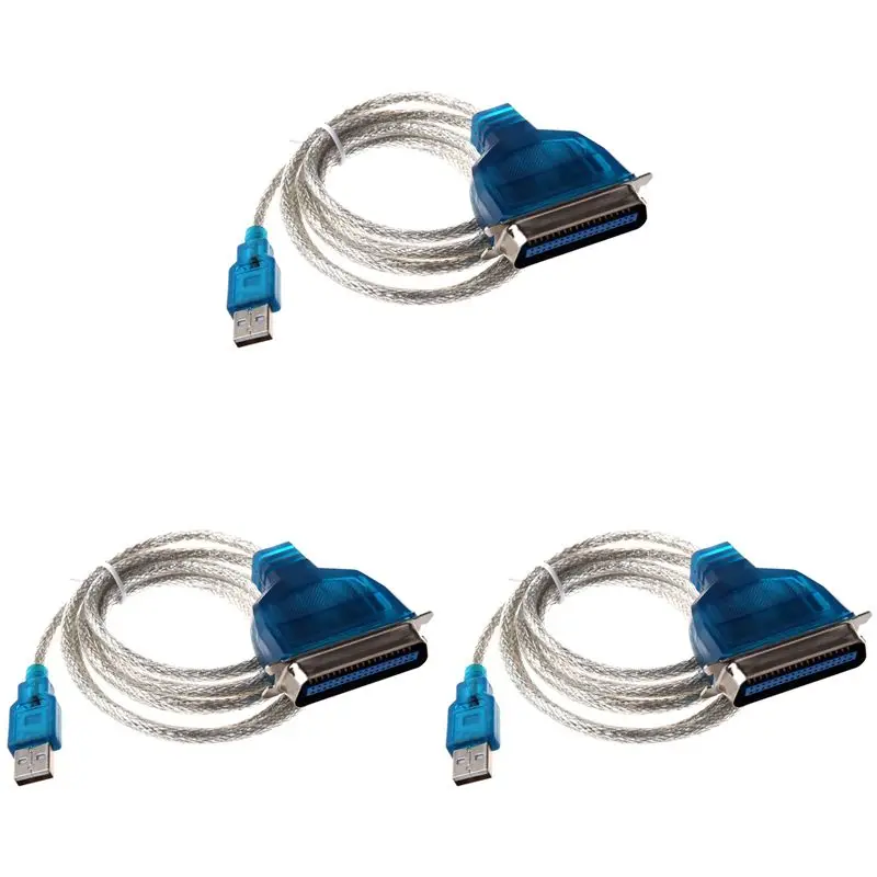 ABRI-3X USB To Parallel IEEE 1284 Printer Adapter Cable PC (Connect Your Old Parallel Printer To A USB Port)