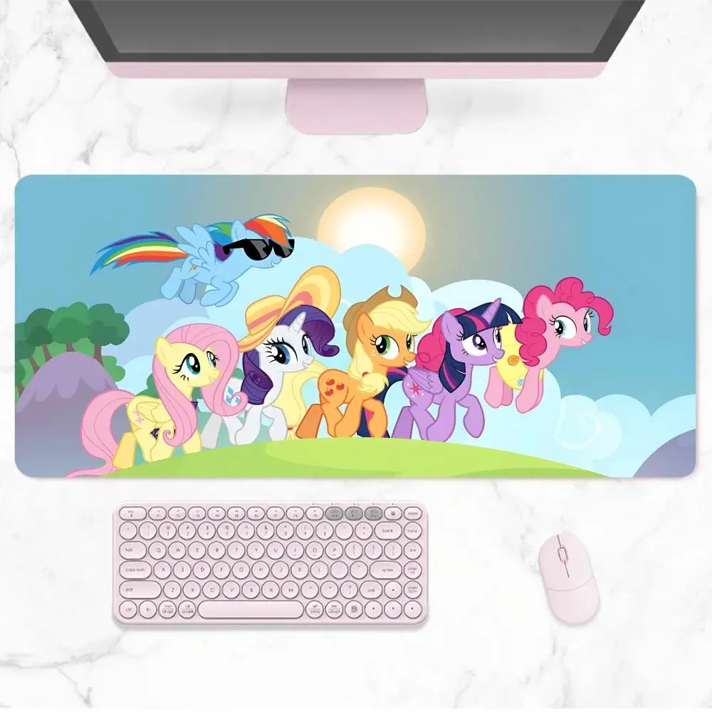 Anime Game My little Pony Cartoon Vriendschap is Magic Muismat Muismat Computer Bureau Pad Kantoortapijt Laptop Muismat