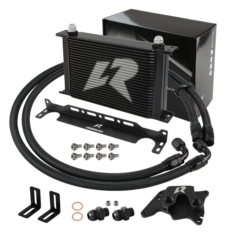 Oil Cooler Kit 25 Row  Fit For BMW Mini Cooper S Supercharger Engine R56 Turbo 1.6L 2006-2012