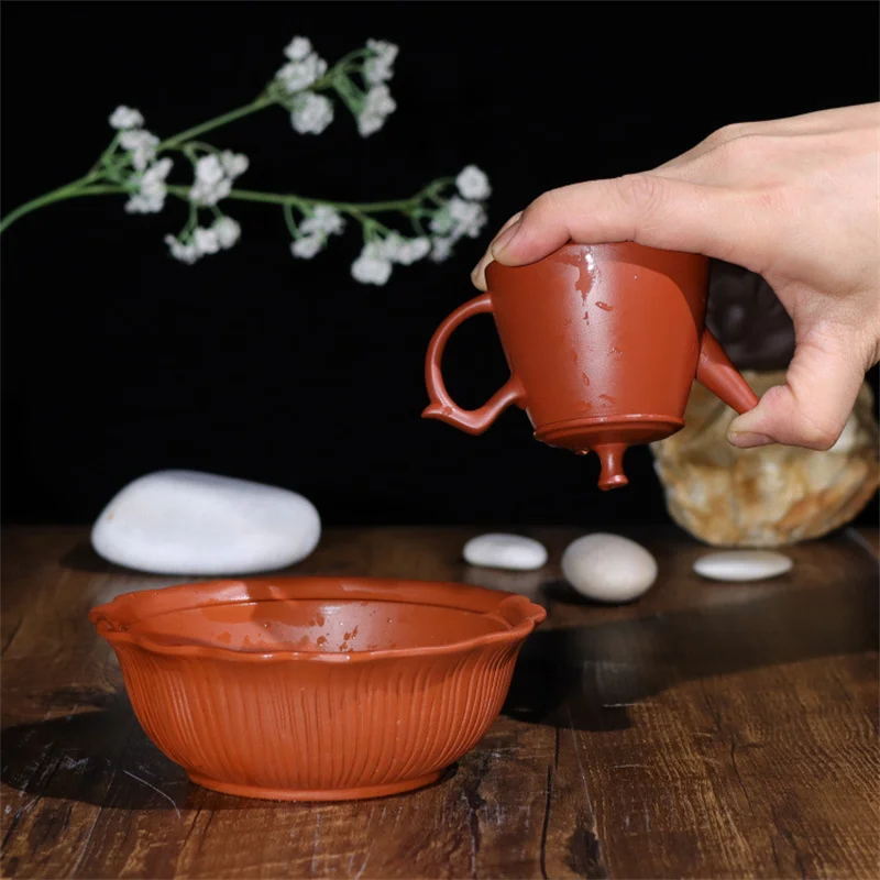 150cc Chinese Yixing Handmade Pot Kung-fu Teaware Purple Clay Drinkware Dahongpao Beauty Tea Pot
