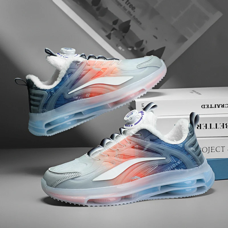 أحذية رياضية رجالية، نمط الزوجين، أحذية كاجوال رجالية بإبزيم دوار، أحذية جري خفيفة الوزن، مريحة للرياضة، جزء علوي ناعم، نعل مقاوم للاهتراء، مناسبة للرياضات الخارجية، أحذية المشي، التخييم، السفر