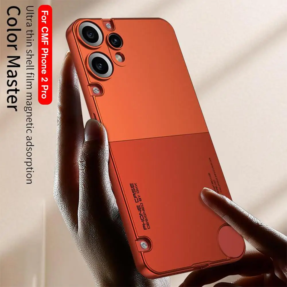 Image of Für Nothing CMF Phone 2 Pro Hülle, luxuriöse Kontrastfarbe, vollständiger Schutz, Rückseite des Telefons für Nothing CMF2 Pro Shell Bumper