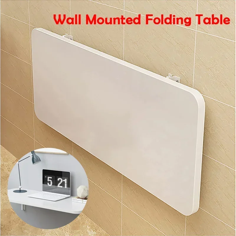 Useful Wall Hanging Folding Table Dining Computer Learning Note Desk Kitchen Furniture Bedroom Kids Study Apartment Save Space