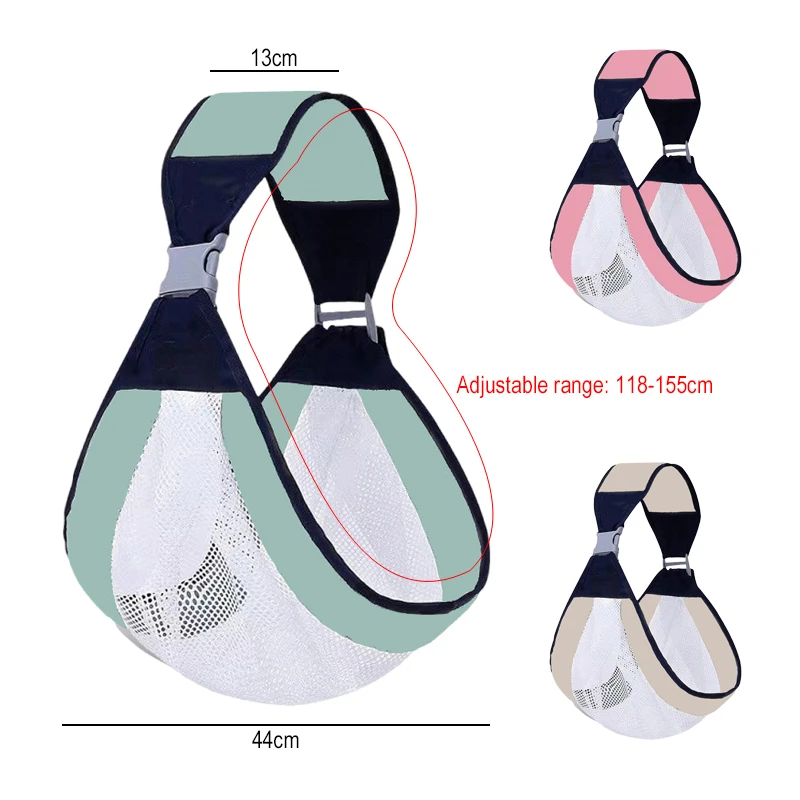 Portador ergonômico canguru bebê com alça de transporte, posição segura envoltório, recém-nascido para criança, 0-36Months