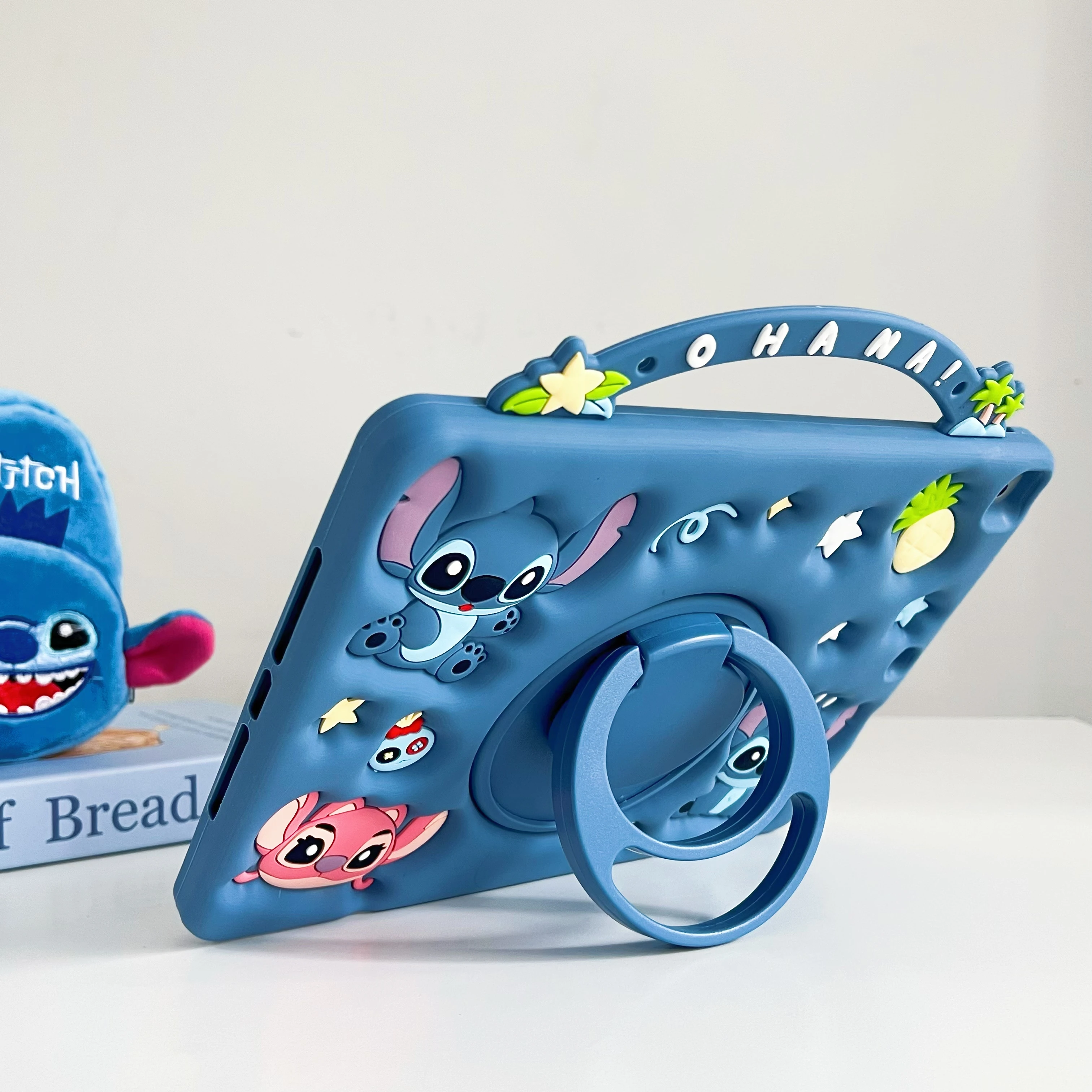 Leuke Cartoon Disney Stitch Tablet Case Voor IPad 9 8 7e Generatie Air 4 5 6 10.9 Mini 6 Pro A16 11 inch Tablet TPU beschermende