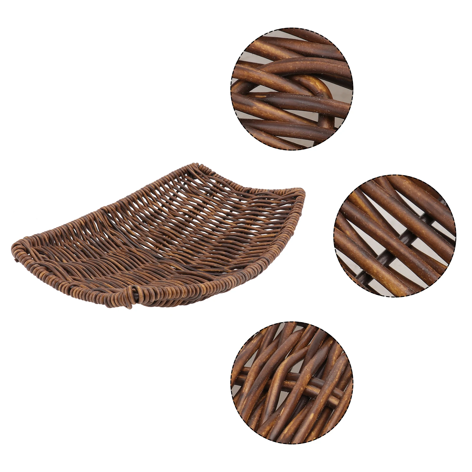 

Тканый материал для хранения домашних закусок, хлеб, отель, фруктовые закуски, хлеб, домашняя корзина с фруктами, многофункциональная корзина