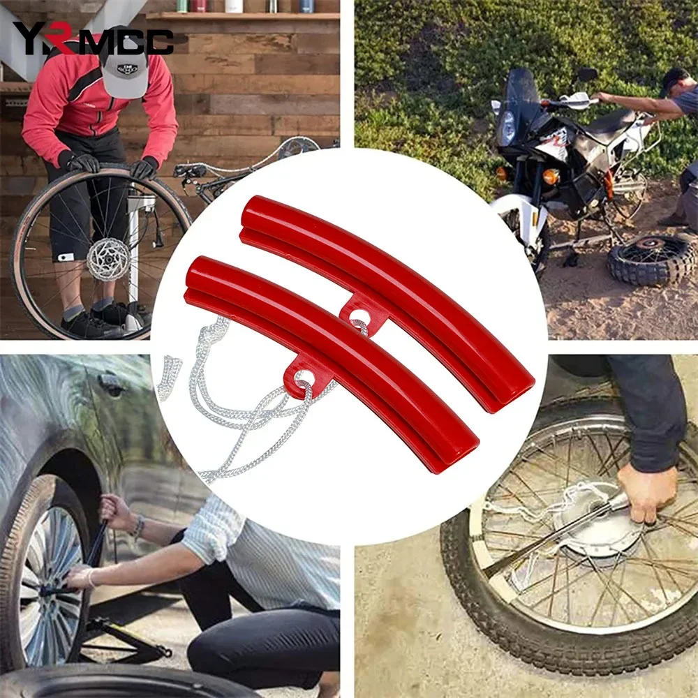 Car Wheel Rim Protector Kits 1/10PCS Tire Repair Tools Changing Tools Auto Tyre Spoon Set Motorcycle Wheel Guard Rim Accessories