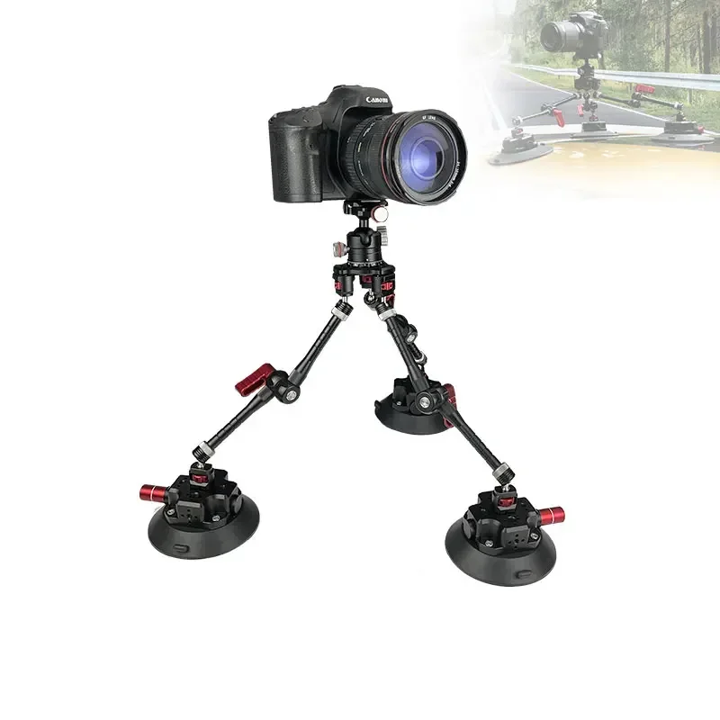 มาใหม่ 11 ''Magic Arm รถกล้องดูดถ้วย Mount 360 องศาหัวกล้อง DSLR ผู้ถือการถ่ายภาพผู้ที่ชื่นชอบ
