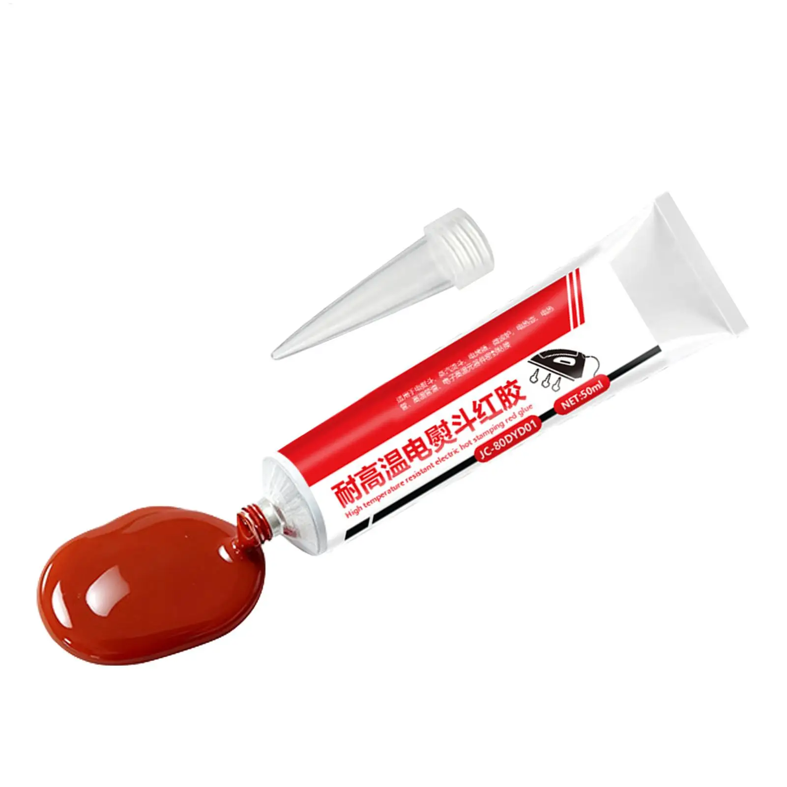 High Temp Glue 50ml Heat Resistant Oven Microwave Grill Repair Adhesive, High Temperature Sealant for Home Electric Iron