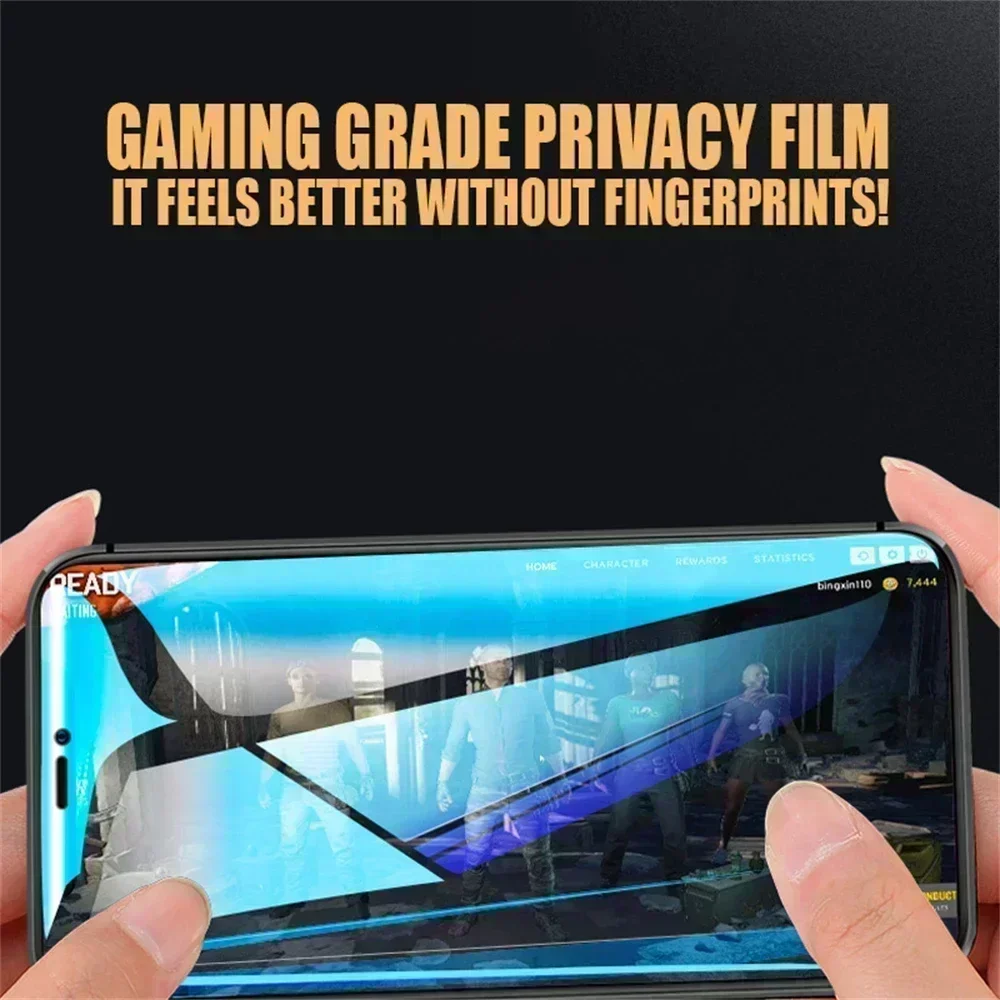 4 шт. защитная пленка для экрана для iPhone 15 14 13 12 11 Pro Max Mini антишпионское закаленное стекло для iPhone 7 8 Plus SE X XR XS MAX