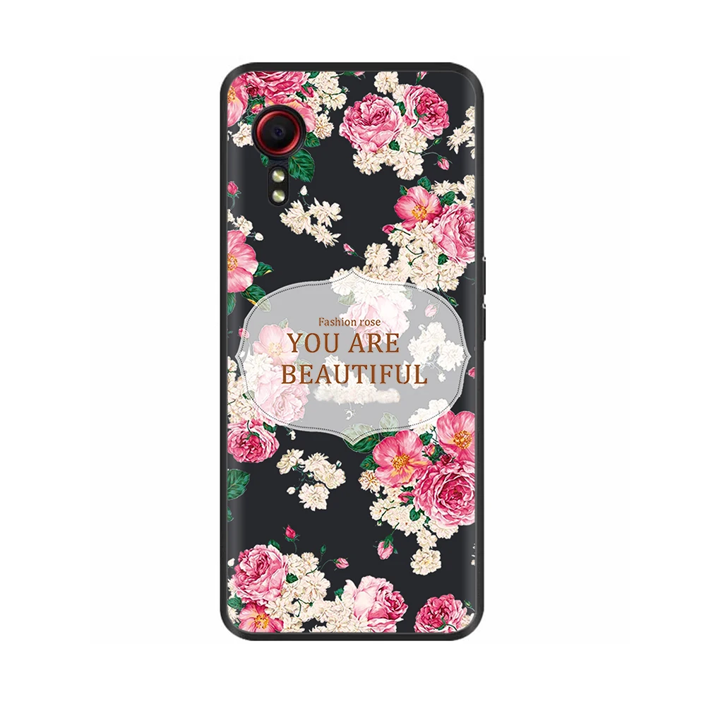 Dla Coque Samsung Xcover 5 przypadku krzemu tylna pokrywa etui na telefony do Samsung Galaxy Xcover 5 przypadki miękki zderzak Xcover5 2021 Fundas