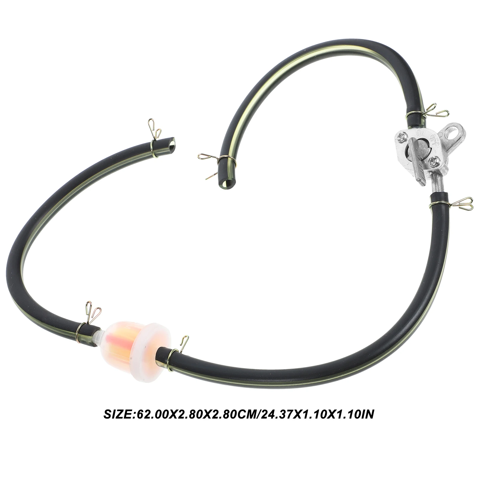 

Universal Motorcycle with Hose Gasoline Line Filters for ATV Dirt Bike Easy Installation Fits Most Models Fuel Line Filter