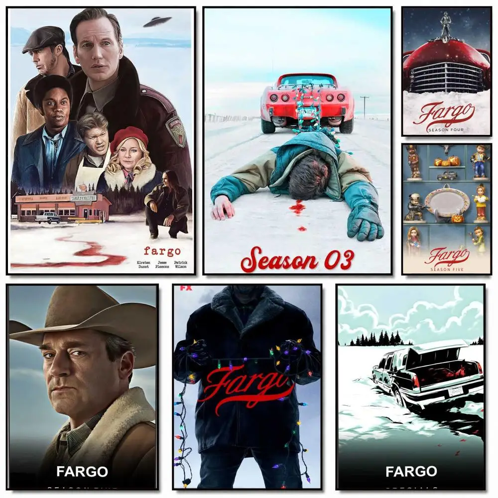 tv series F-Fargo-O Painting Calligraphy Artwork for Home Bedroom Office Wall Decoration Gift