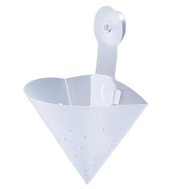 Funnel Drain Basket with Suction Cup Foldable Sink Filter for Kitchen Food Waste Drain Sorting Garbage Soup Separated Device