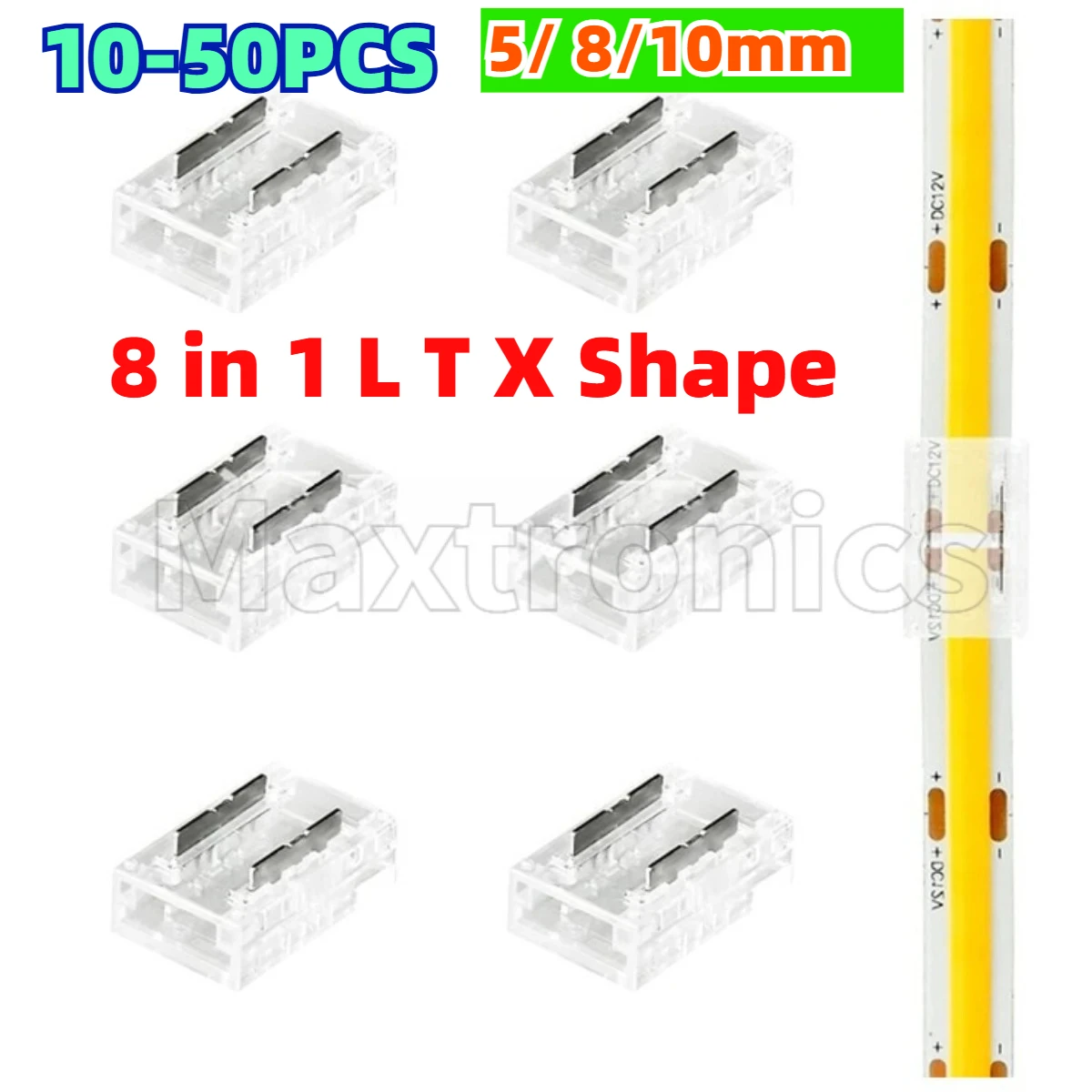 10-50PCS 8 In 1 L T…