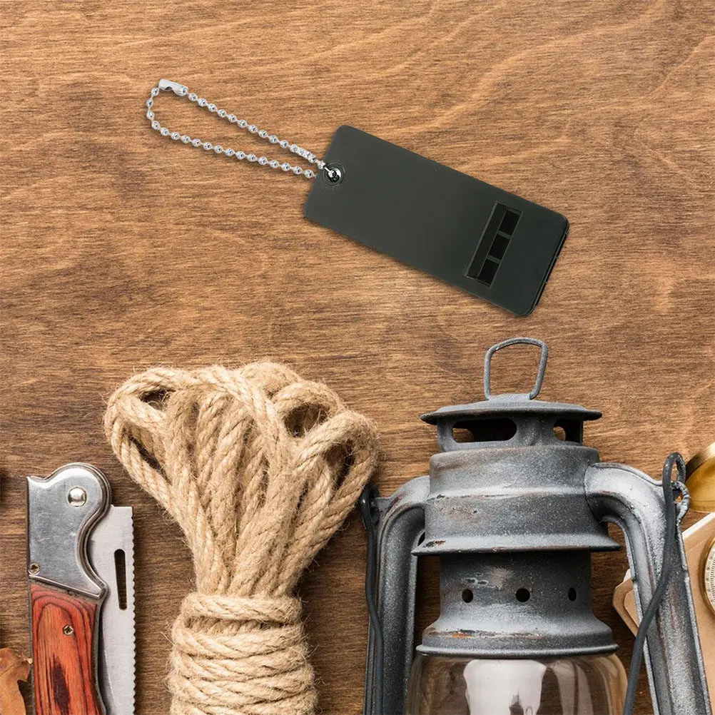 10Pcs Multi-Functional Survival Whistle Loud Crisp Sound Emergency Signaling Tool for Wilderness Hiking Boating Safety