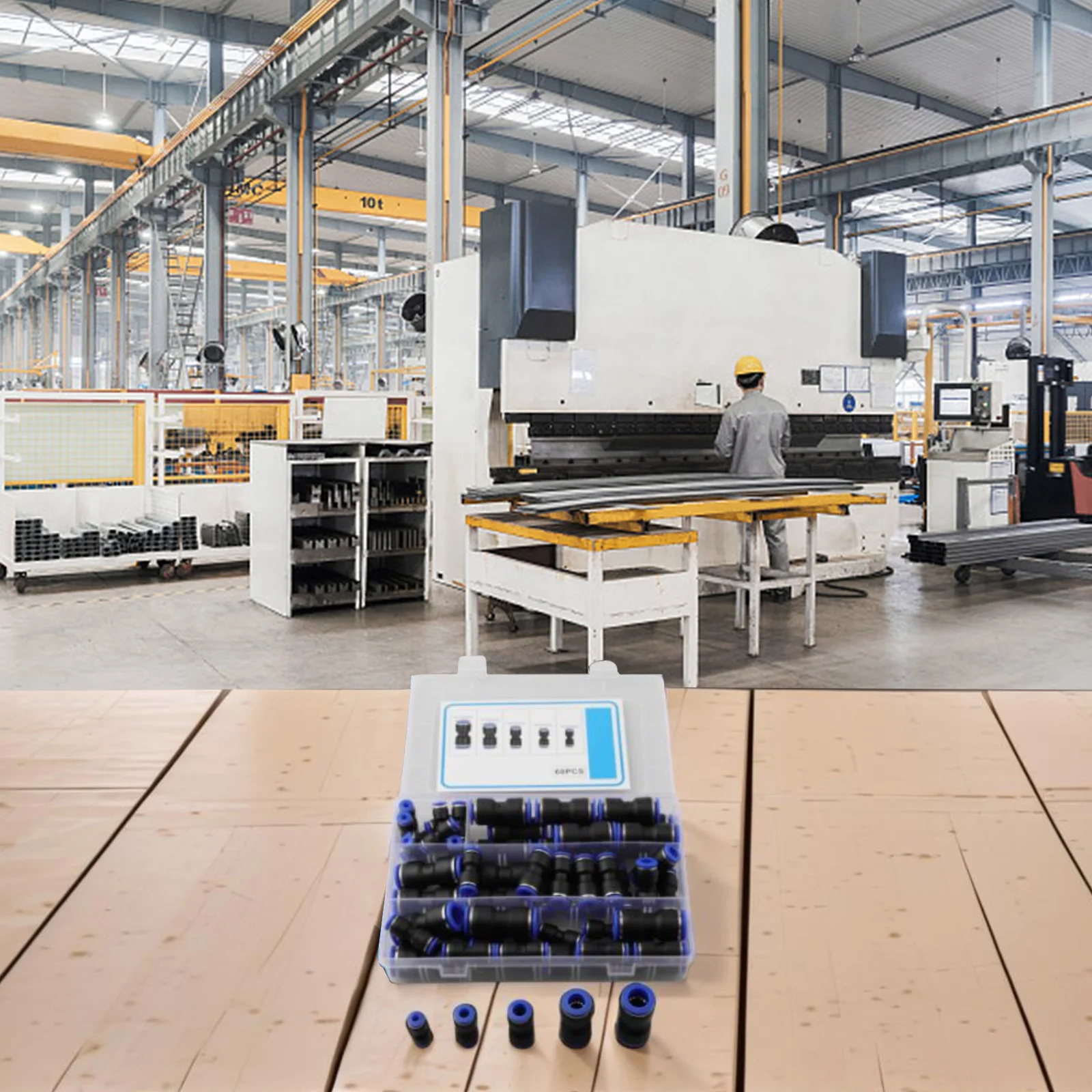Automatic Industry Fittings for Quick Connect Hose Fittings Space Saving Design Oval Release Ring Workshop Air Hose Parts Tool