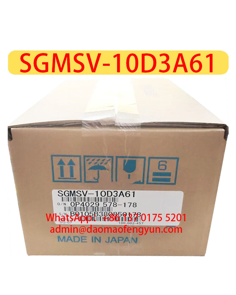 

SGMSV-10D3A61 Brand New Servo Motor，SGMSV 10D3A61，Fast shipping，In Stock