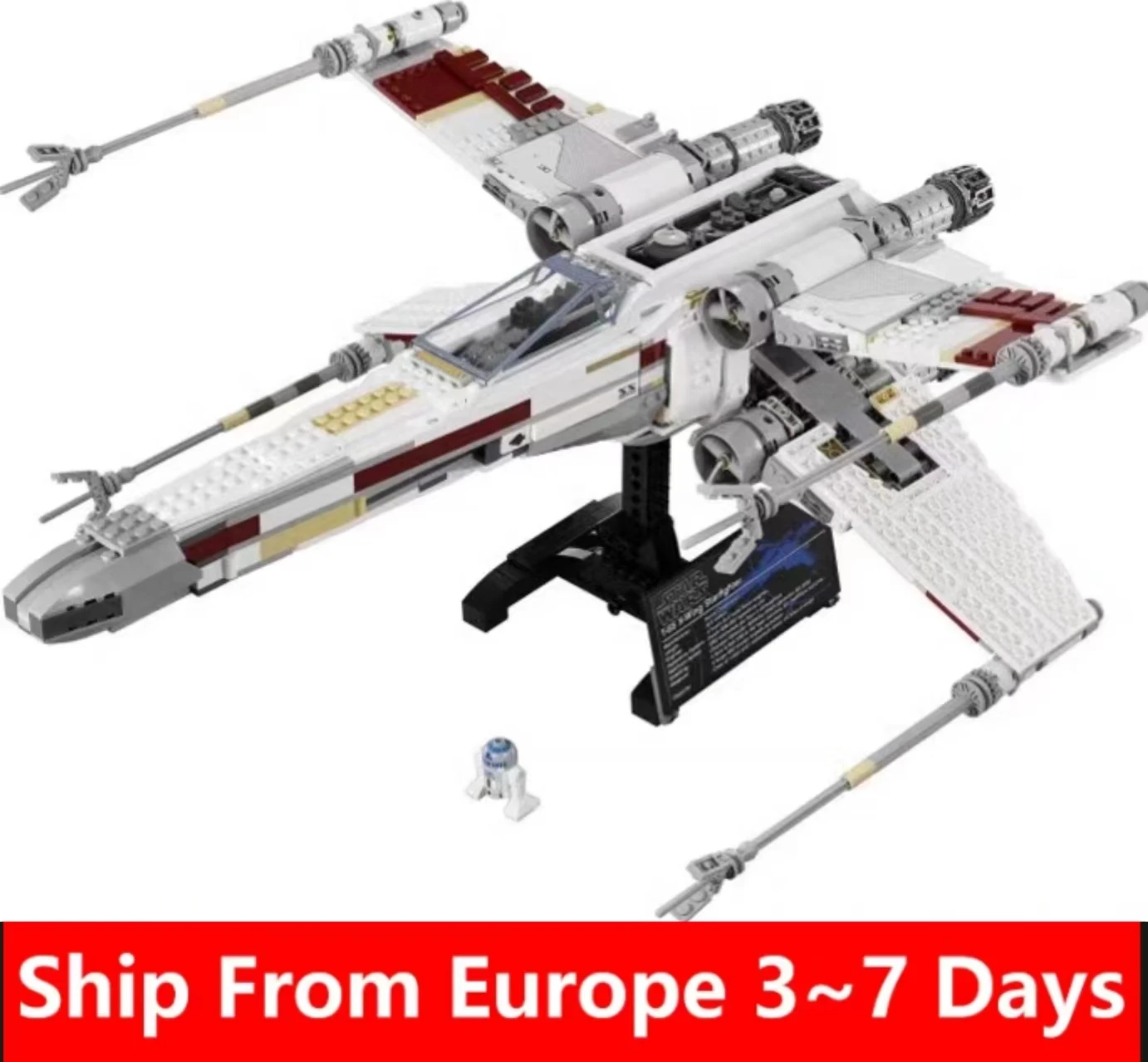 

Red Five X-wing Starfighter 10240 Building Blocks Bricks Toys for children birthday Gift 05039 1586PCS 81041