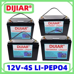 12V LiFePO4 battery 500Ah 400Ah 300Ah 200Ah built-in BMS lithium iron phosphate battery 6000+golf cart solar cycle life