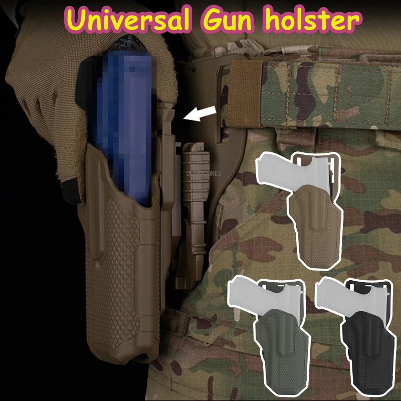Funda Universal para Pistola, Táctica, para Mano Derecha, Compatible con SIG SAUER, SPRINGFIELD, WALTHER, para Deportes de Combate