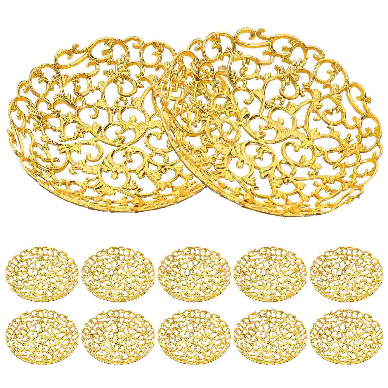 

12 Pcs Cake Tray Food Trays Plastic Serving Ramadan Cookie Dessert Candy Decorations Banquet