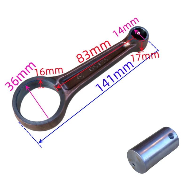

Motorcycle Connecting Rod Kit for Haojue Suzuki Jingcheng Qjmotor Qingqi GN125 GS125 HJ125 QS125 QJ125 Engine Crankshaft Parts
