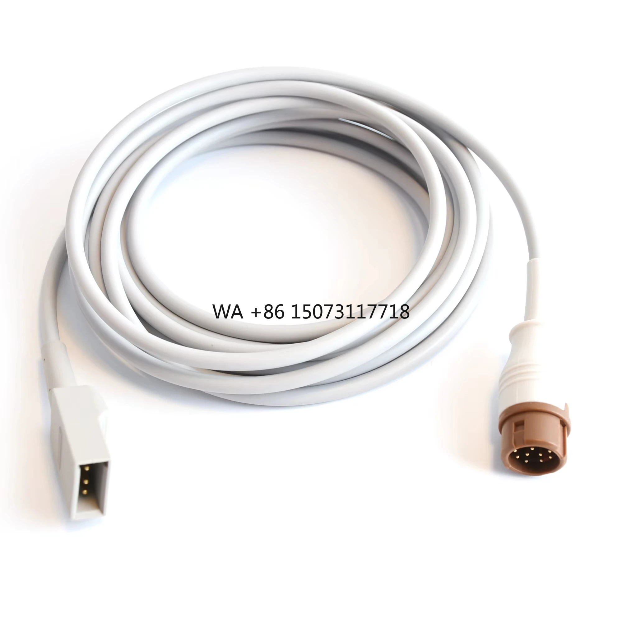 

IBP Adapter Cable Compatible Mindray Beneview T5/T6/T8 IBP Transducer Cable Mindray 12 Pin to Utah Connector