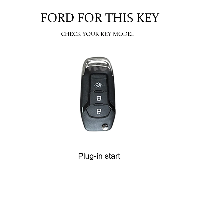 New Leather Car Key Case Cover for Ford F 150 F 250 F 350 Explorer Ranger KA Fiesta Mondeo Car Key Case Cover Keyless Remote Fob