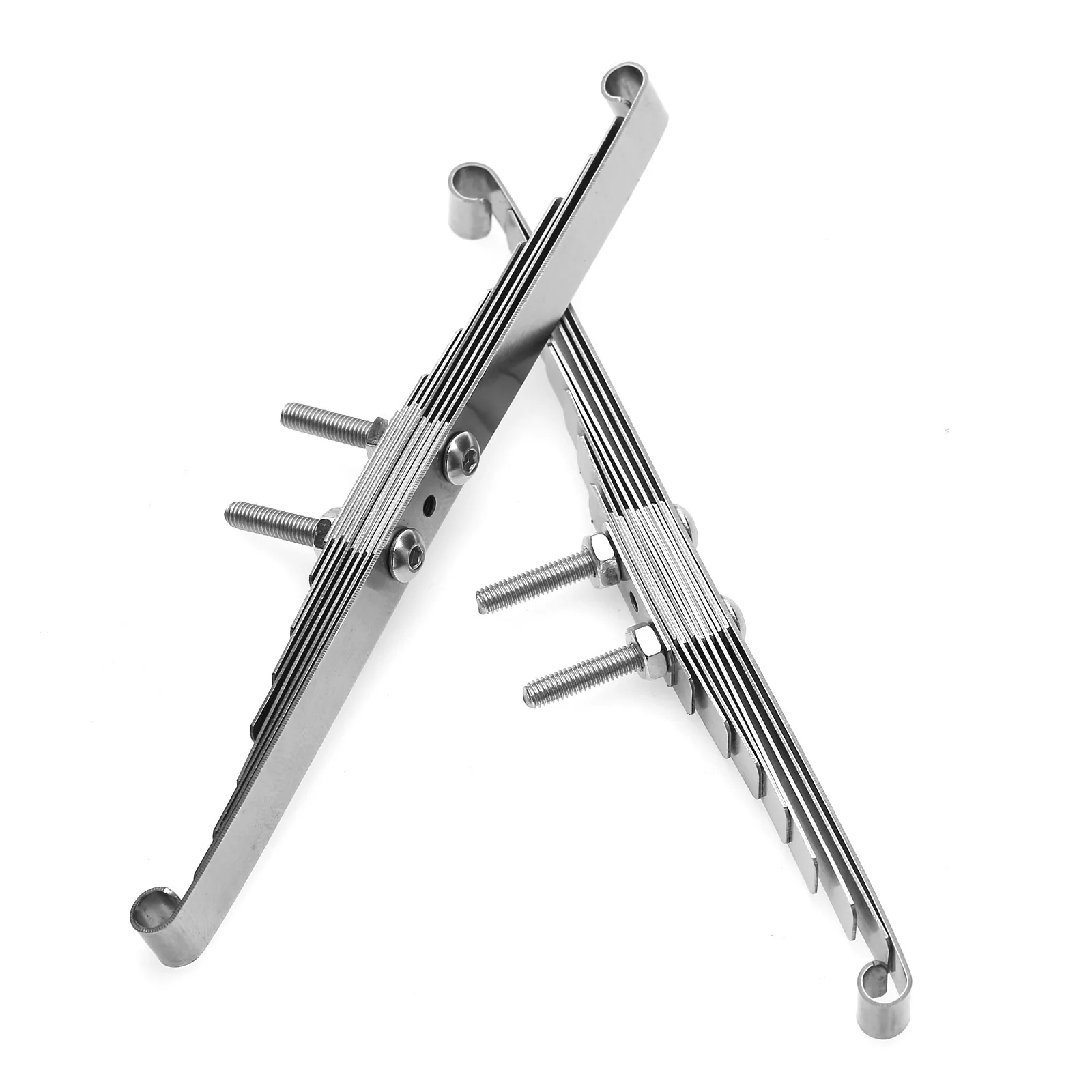 1 Pair Metal Front/rear Suspension Leaf Spring Plate Spring Hanger for 1/14 Tamiya RC Truck SCANIA 770S R620 VOLVO BENZ Man Car