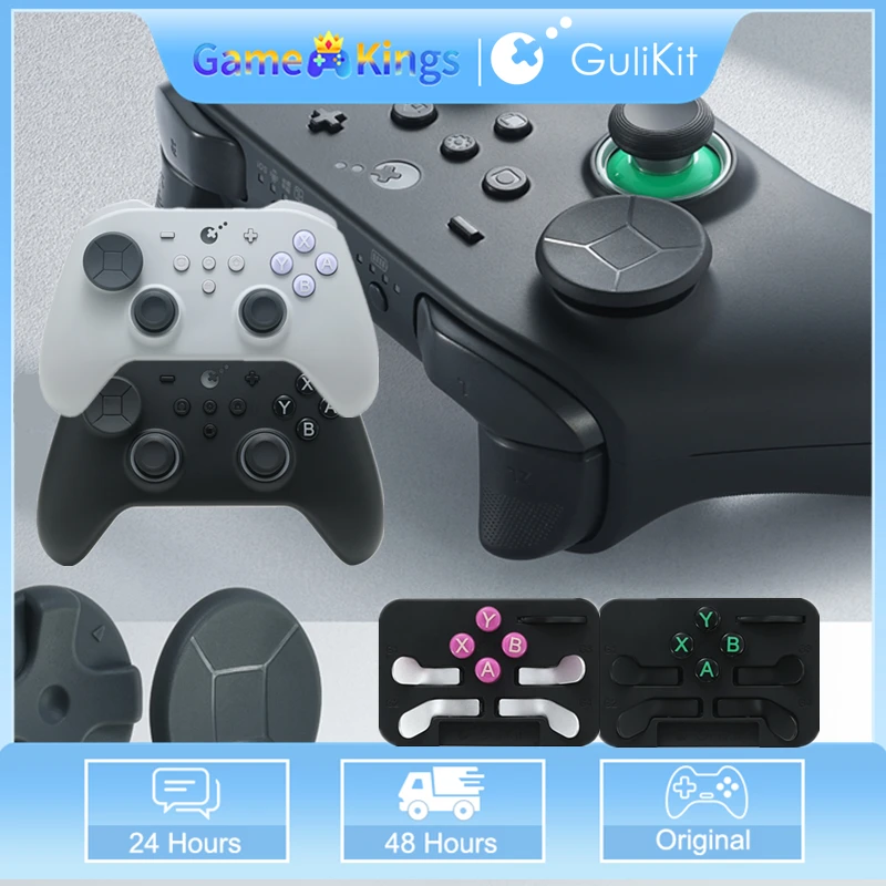 Manette de jeu Bluetooth GuliKit TT max/PRO, contrôleur sans fil avec joysticks et gâchettes TMR, manette de jeu pour Windows/Nintendo Switch 2