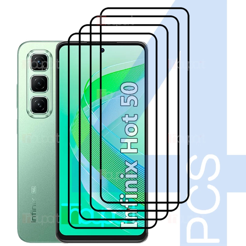Пленка для Infinix Hot 50, закаленное стекло, защитное стекло от царапин, защитное стекло для Infinix Hot50, бесплатная мягкая пленка для линз из волокна