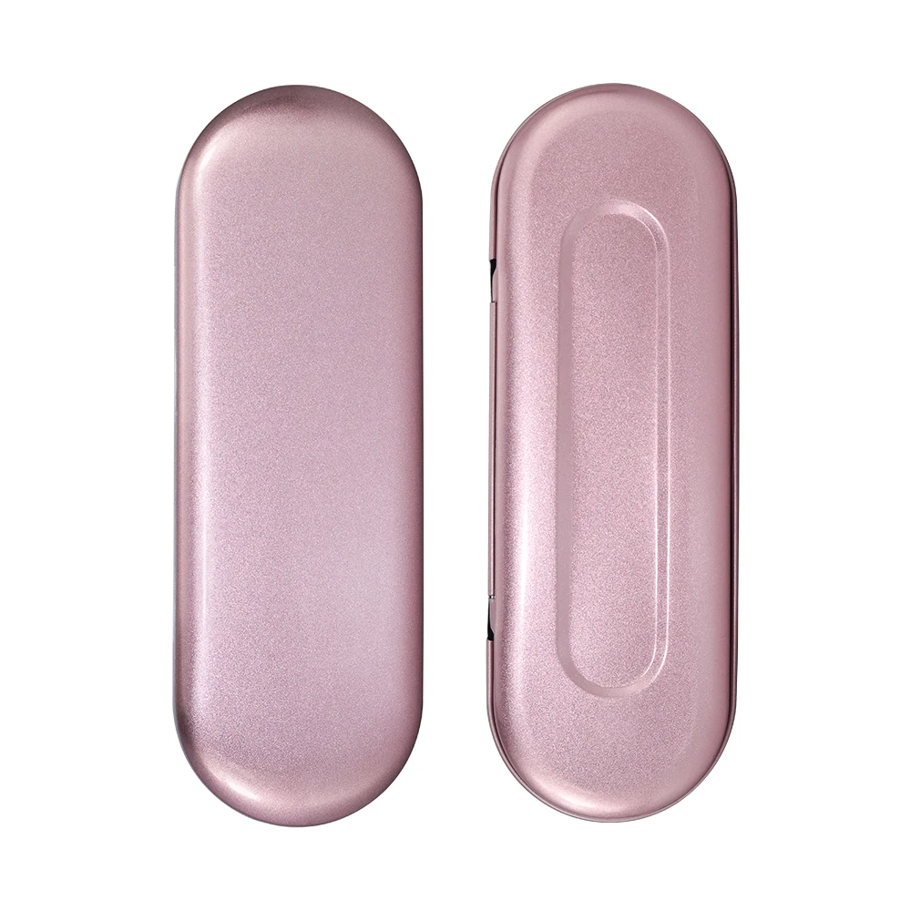 1 pçs caixa de armazenamento de pinça de cílios material de folha de flandres fácil de transportar proteção dupla tamanho diferente caixa de cores ferramentas fornecedor