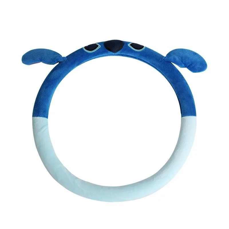 ديزني ستيتش غطاء عجلة قيادة السيارة أنيمي فور سيزونز العالمي المضادة للانزلاق امتصاص العرق غطاء حماية عجلة القيادة