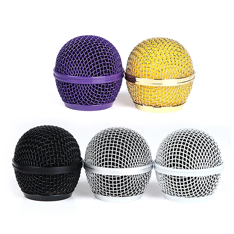Single Piece of Shure SM58 Wireless Mic Metal Grille Replacement, Ideal Mic Head Part for Parties