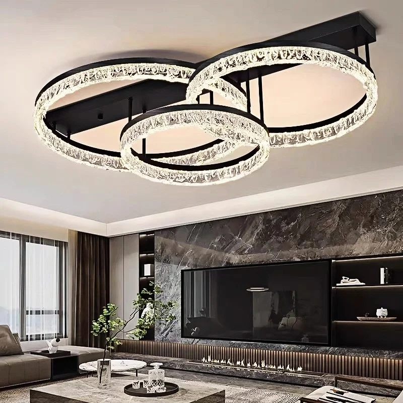 Modern, light luxury LED ceilince crack, super bright, living room, advanced sense